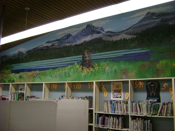 Bon Accord Community School Mural-First Wall