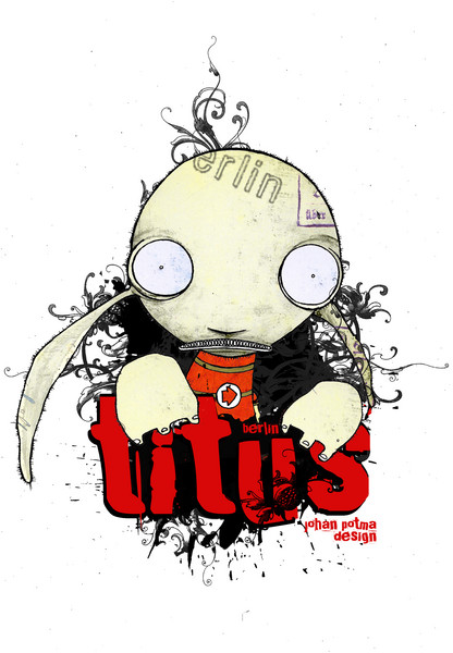 t-shirtdesign for titus skateboards berlin