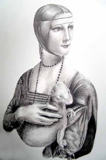 leonardo da vinci's lady with an ermine