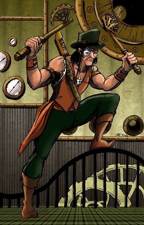 Steampunk Pirate on the Prowl