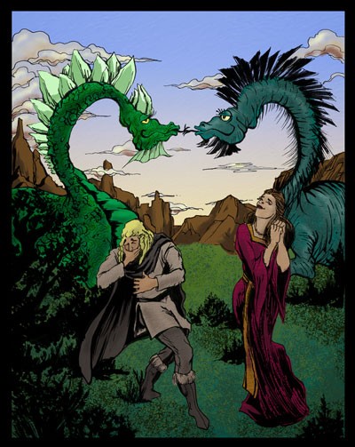 French Kissing Dragons