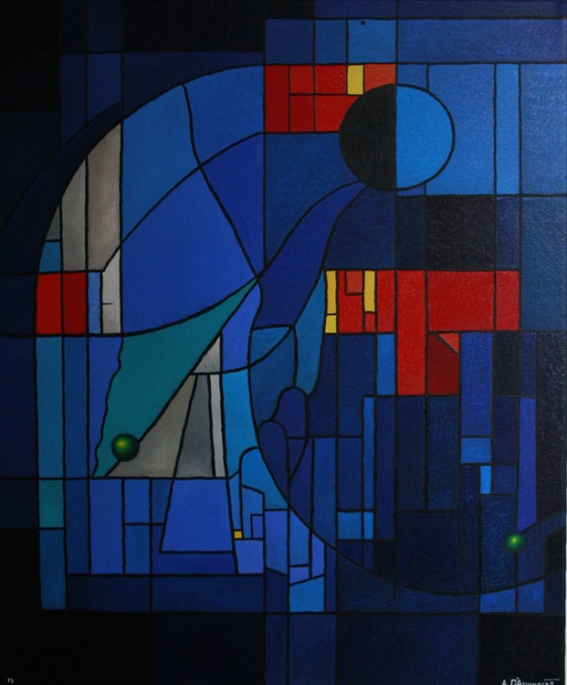 Stained-glass window