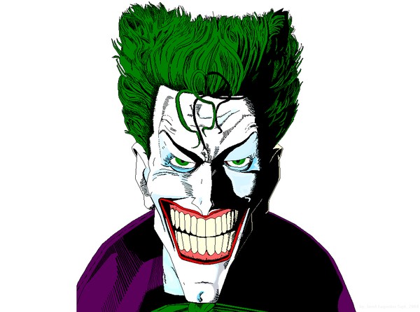 a jokers grin