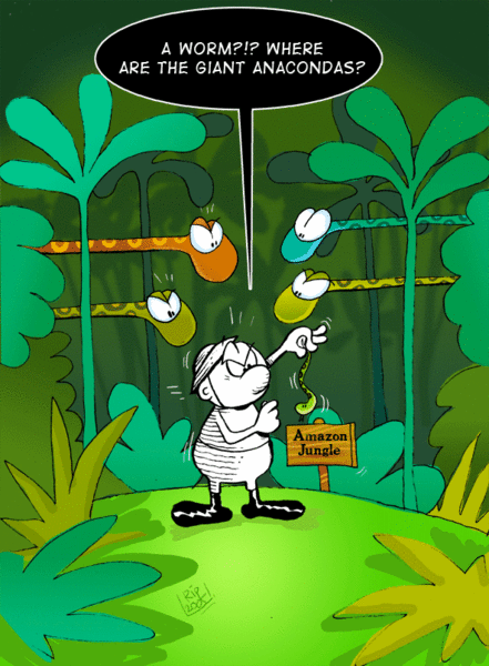 Where are the anacondas?