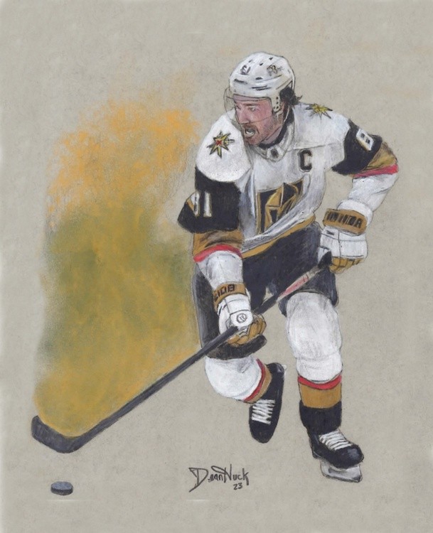 Jonathan Marchessault - SMOKE - Colored Pencil Drawing