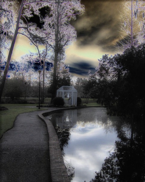 Gazebo by the Pond