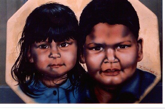 Native Drum Portrait