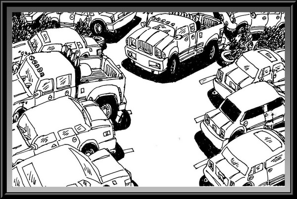 Unmaneuverable Parking Lot