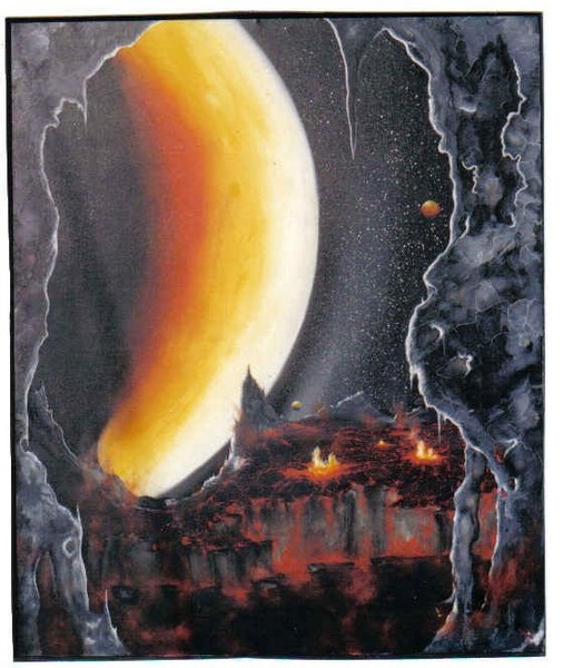 Moon in the Arara constelation