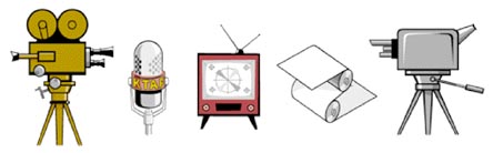 media icons