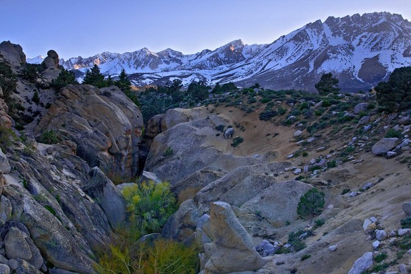 Piute Crags, Mount Humphries, and Basin Mountain