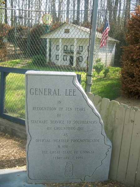 Home of Groundhog General Lee by Darla Dixon 