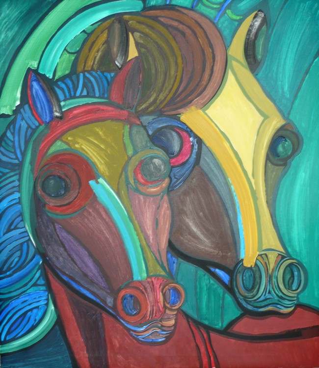 Mania of the horses