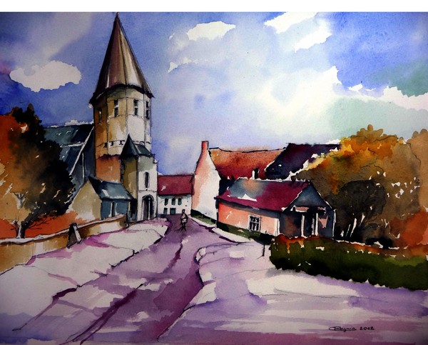 Typical Flemish Village