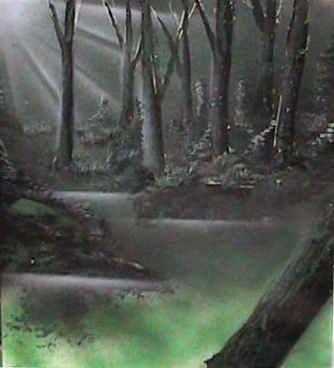 this one reminds me of that planet where luke first ran into yoda
