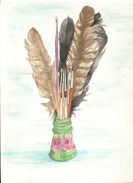 Feathers and Brushes