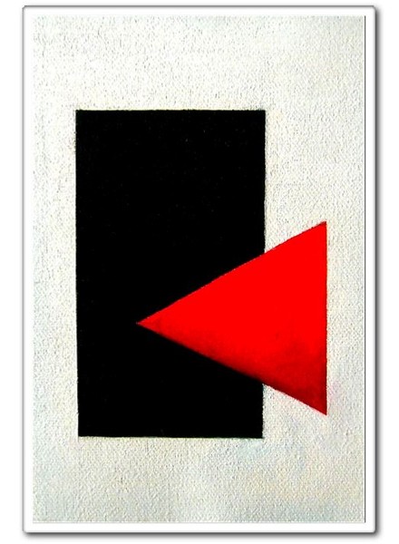composition 2 (Suprematism Style, Triptych)
