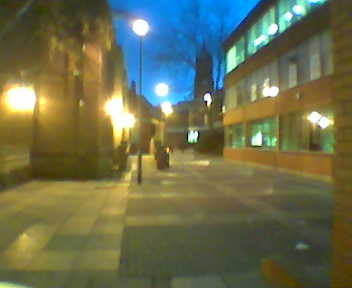 A dark street