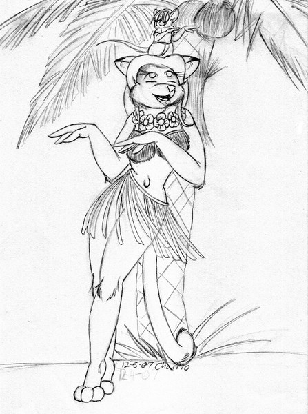 Hula Mew, Pencil