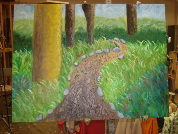 almost finished landscape