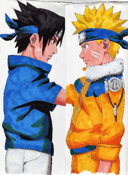 Naruto vs Saskue