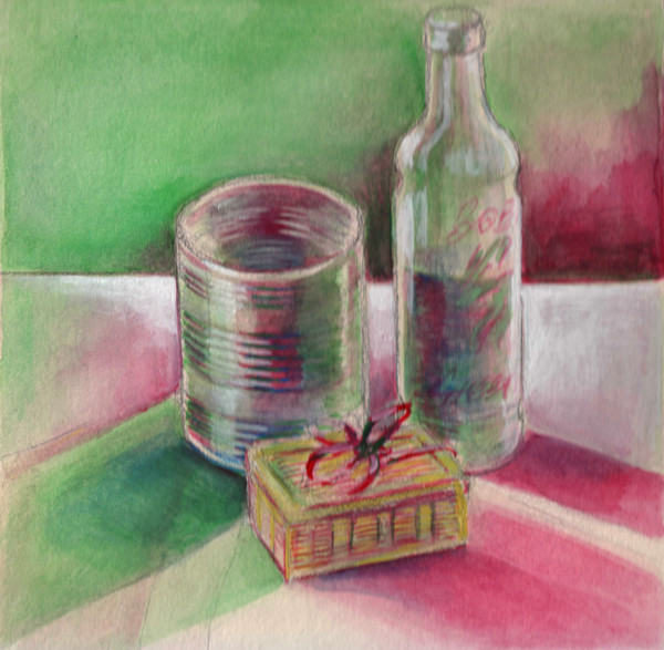 Green & Pink Still Life (1998)