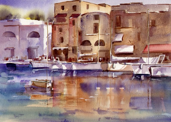 ISCHIA HARBOUR, NORTHERN ITALY