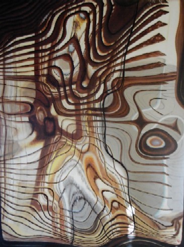 Slate wood glass