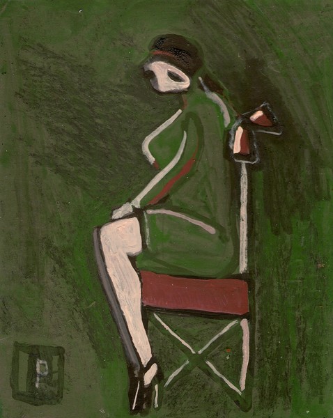 Seated girl