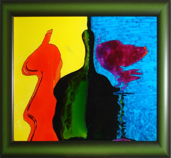 A glass of wine