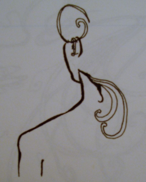 detail from mixed doodle page