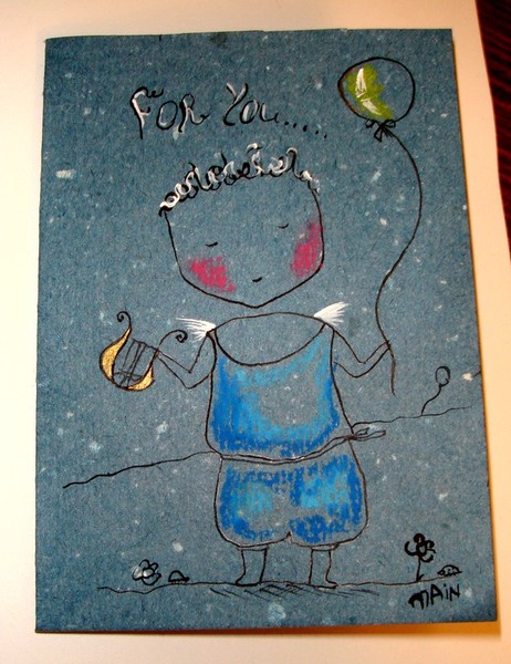 Postcards for two little boys