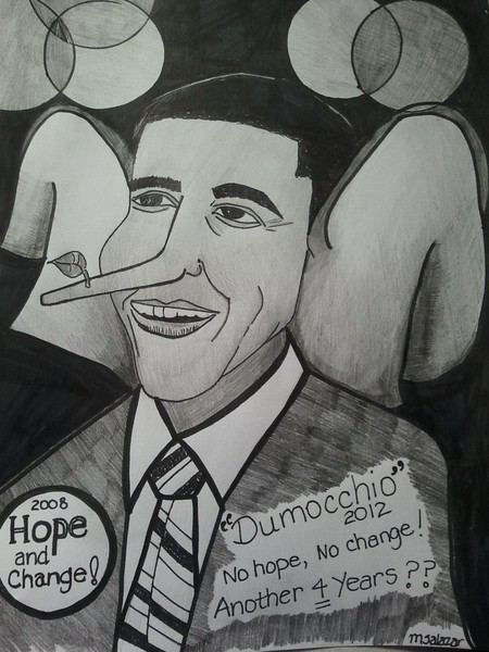 Obama caricature