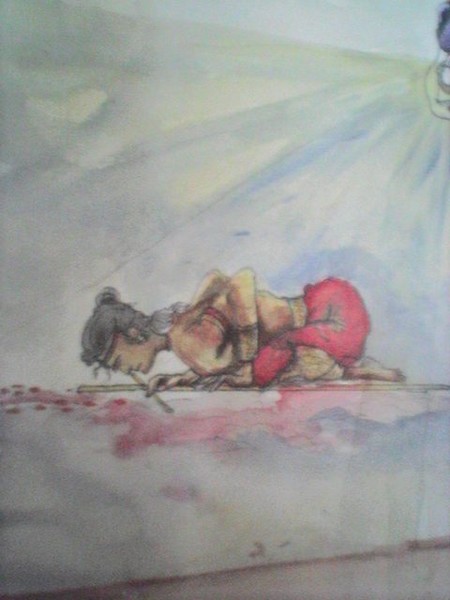 Bowing Arjuna