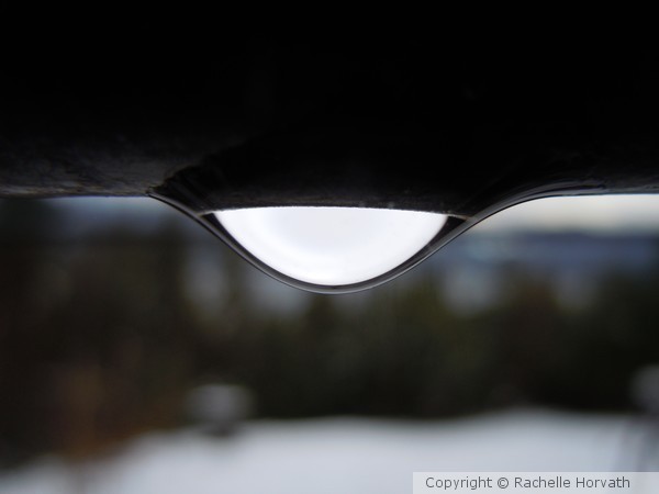 water on metal