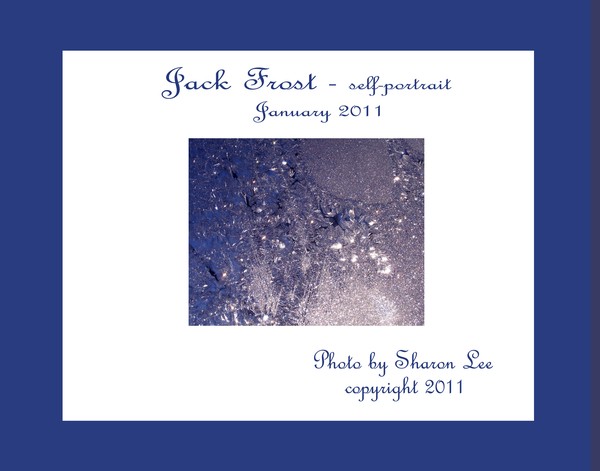 Jack Frost painted himself for us to see!