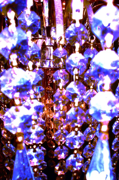 Purple Chandelier