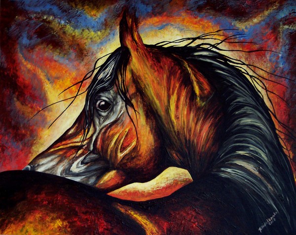 Ulinska-Lisowska Signed Art Print On Canvas