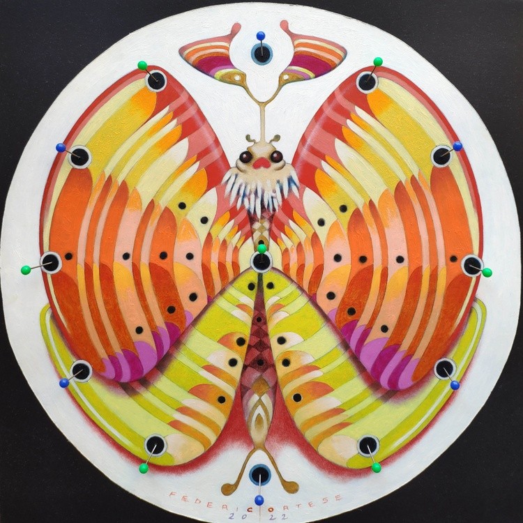 Clock butterfly