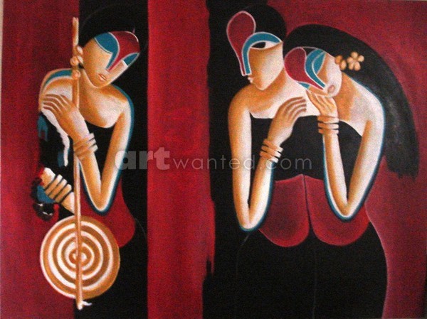 ABSTRACT- 3 LADIES