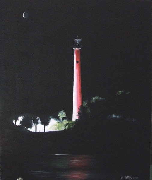 Jupiter Lighthouse at Night