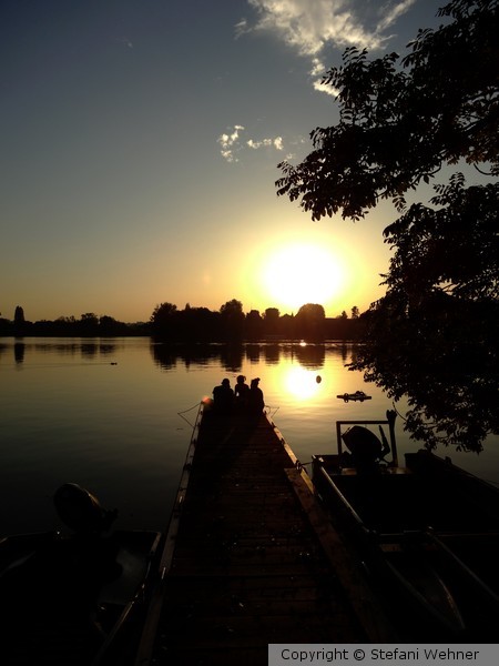 enjoying the end of the day