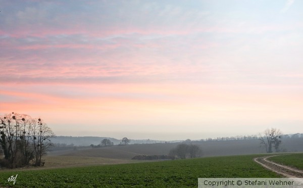 French countryside in March