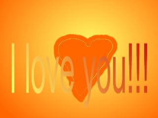 I love you
