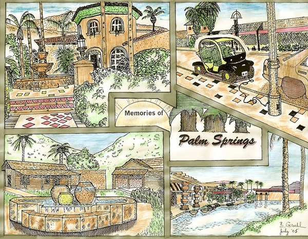 A Collage of Palm Springs
