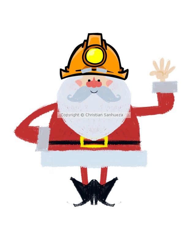 Miner Santa