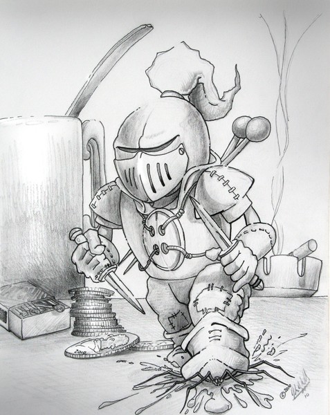 Zam Ink and pencil