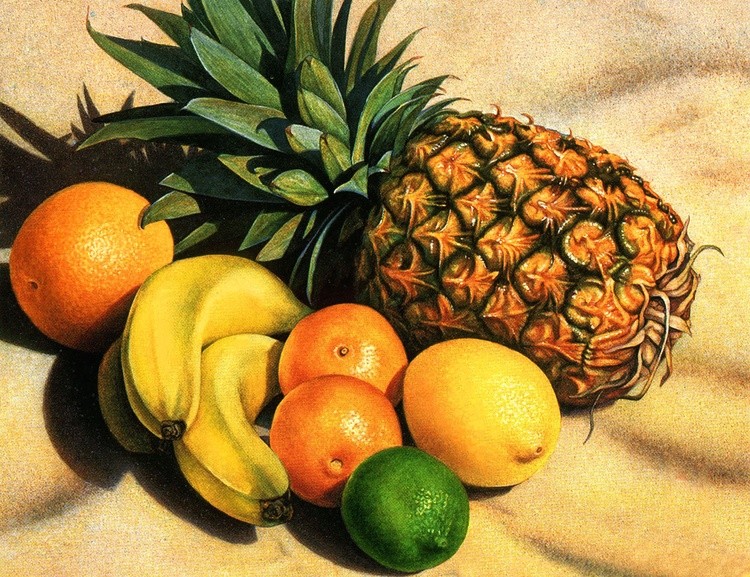 Tropical Fruit Still life