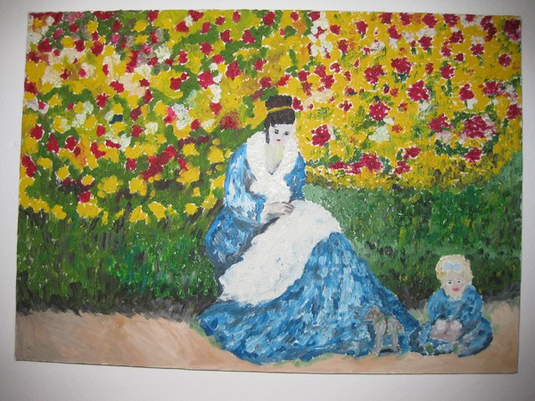 in the garden