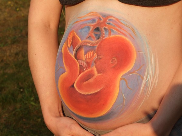 pregnant belly